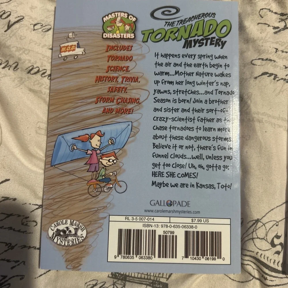 The Treacherous Tornado Mystery & The Horrendous Hurricane Mystery Books